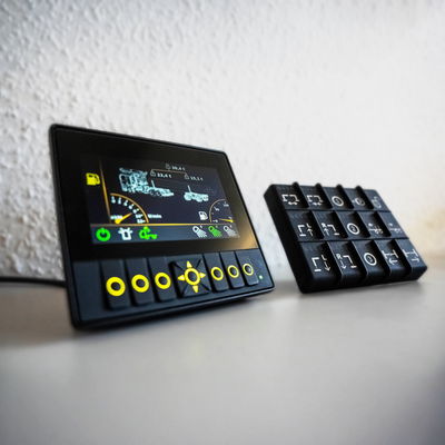 Display vom DOLL control Assistenzsystem